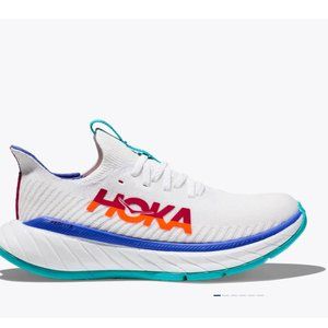 NWT Hoka Carbon X3 WHITE/FLAME